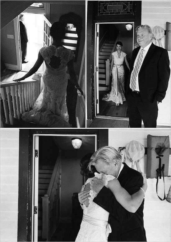 18 Magical "First Looks" Between Brides and Their Fathers