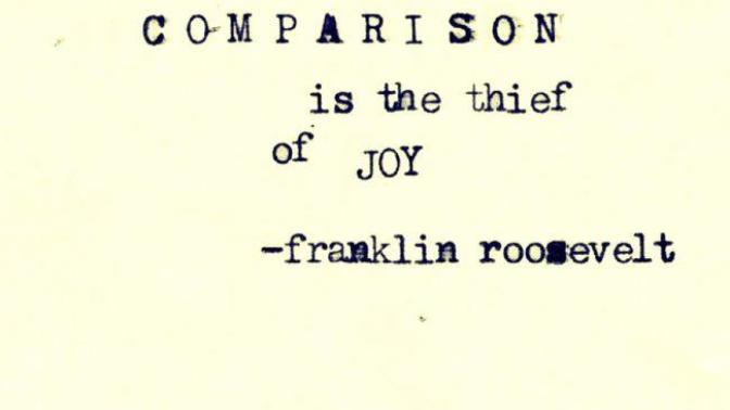 Why You Should Stop Comparing Yourself to Others