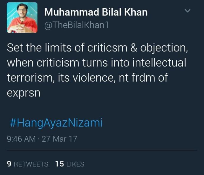 #HangAyazNizami: When the Medieval Muslim (Islamist) mind meets modern technology