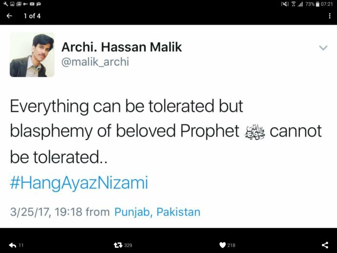 #HangAyazNizami: When the Medieval Muslim (Islamist) mind meets modern technology