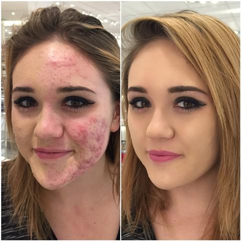 Make-Up Before and After