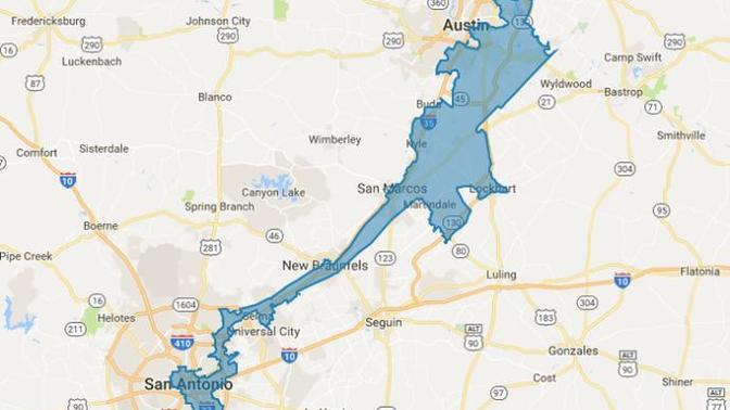 This is what Gerrymandering looks like