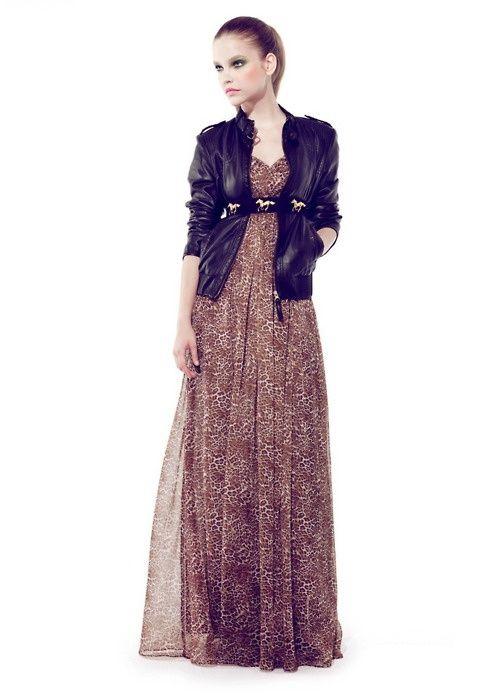 Maxi Dresses + Leather Jackets = Match Made In Fashion Heaven