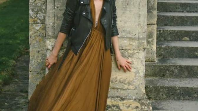 Maxi Dresses + Leather Jackets = Match Made In Fashion Heaven