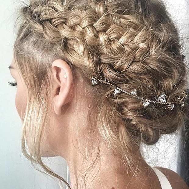 Boho Up Dos For A Formal Event