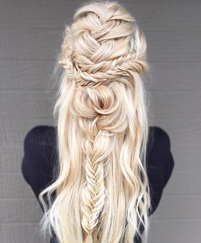 Boho Up Dos For A Formal Event