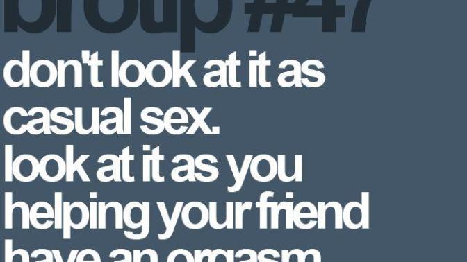 Friends With Benefits. It's DOABLE!!
