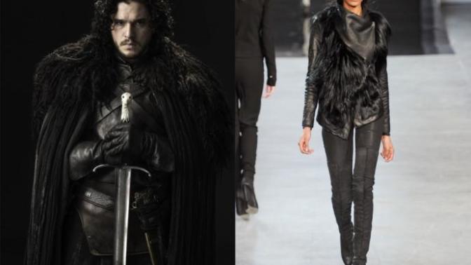 Game of Thrones fashion Poured Into Today
