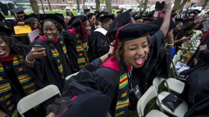 Harvard University "Black Only" Graduation