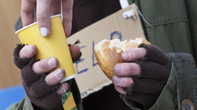 Giving to the Homeless