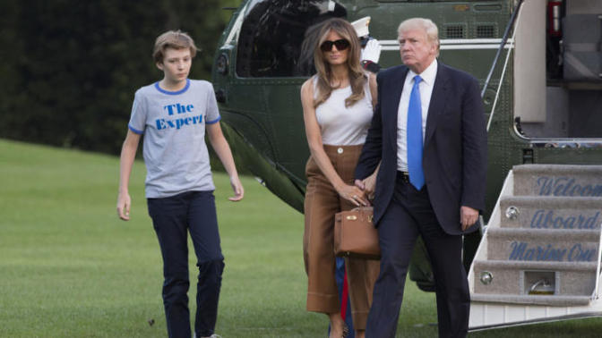 Melania and Baron Finally Move Into Their Own