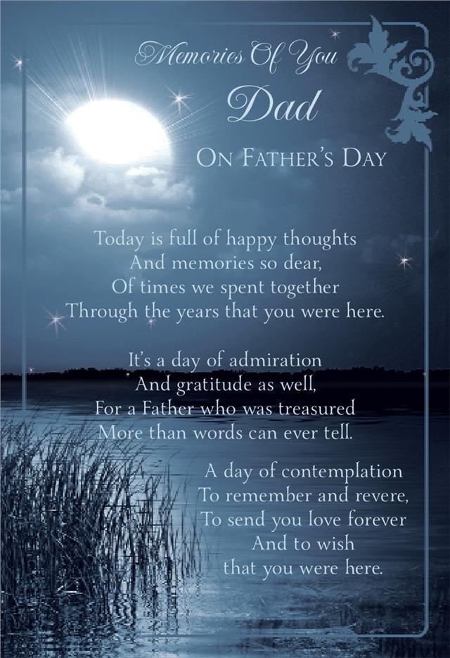 In Memory Of My Dearly Loved Father On Father's Day