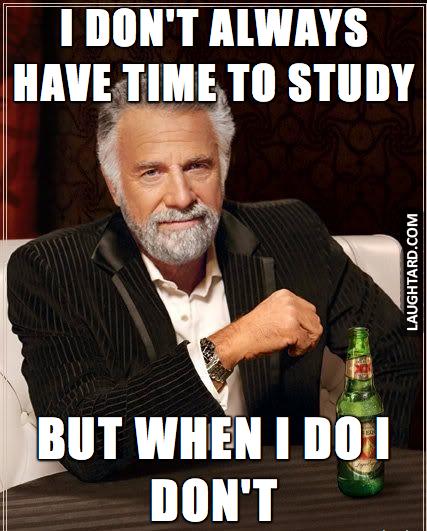 8 Excuses not to Study for the Exams!