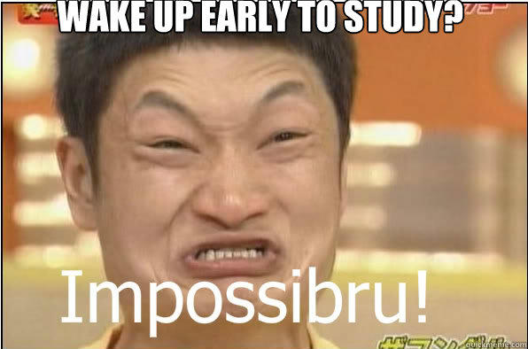 8 Excuses not to Study for the Exams!
