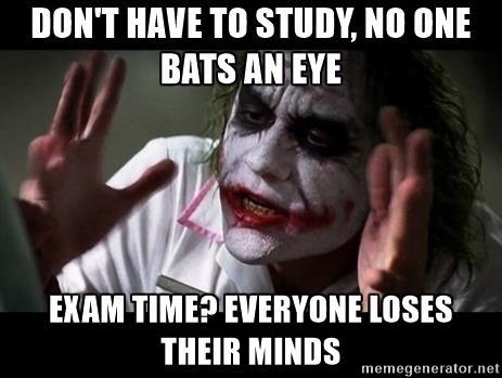 8 Excuses not to Study for the Exams!