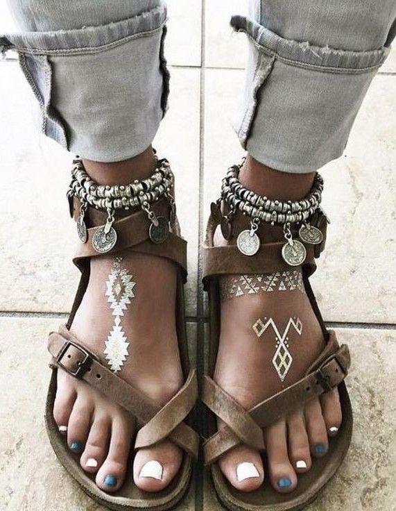 Boho Sandals For A Cooler Summer