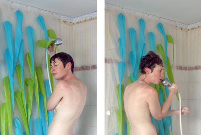 The art known as a Military shower that anyone can honestly do.  Shower in 3-5 minutes.  