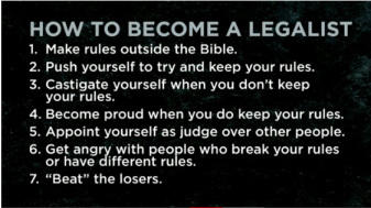 Christianity Legalism And Why I Am So Angry!