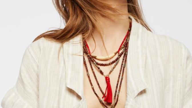 Summer Layered Necklaces For Your Cleavage
