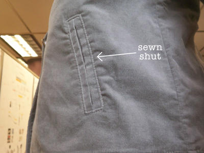 Pants with No Pockets Are Just Cruel!