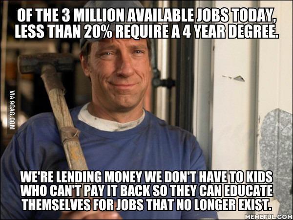 Why We Need FEWER Graduates, Not More