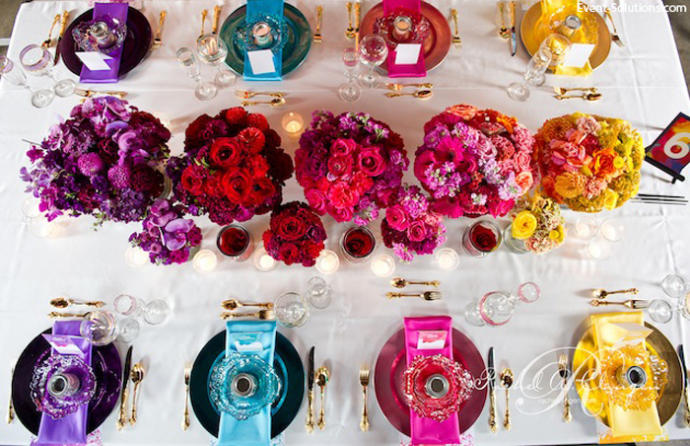 3 Ways to Color Your Wedding