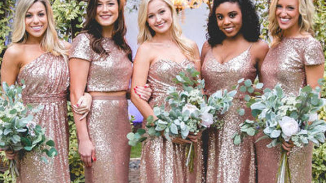 Rose Gold Wedding Lookbook