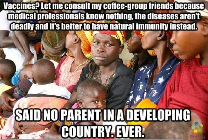 Stop getting vaccinations world-wide once and for all. They are a violation of human rights.