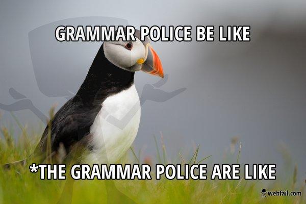 Grammar Police: Ain't Nobody Got Time For That