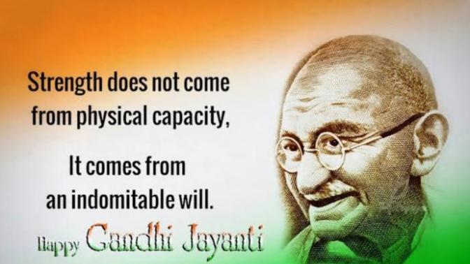 Mahatma Gandhi Jayanti in India - Being a Good Indian.