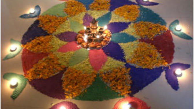 Beautiful Rangoli Designs (Diwali in India)