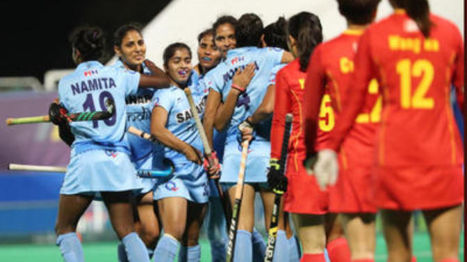 India Beat China to Win Women's Asia Cup Hockey Title