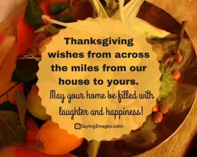 Thanksgiving Greetings from India