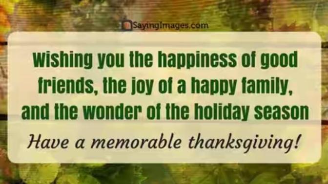 Thanksgiving Greetings from India