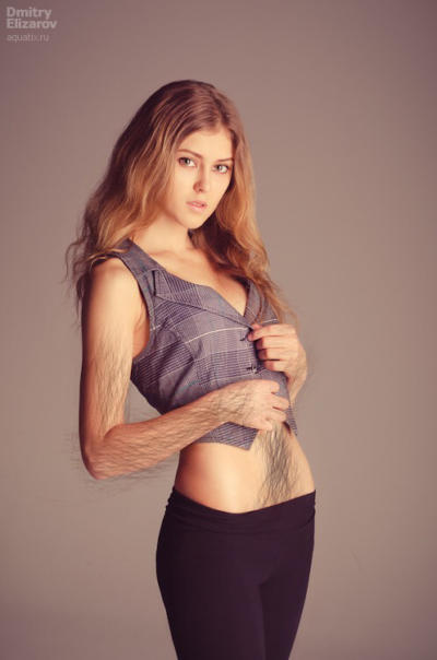 Female hairy body picture 485