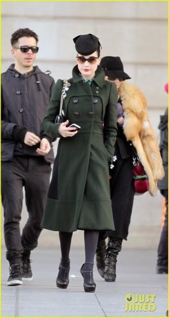 Dita Von Teese it UP for the Winter-Time