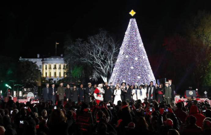 Presidential Christmas Trees