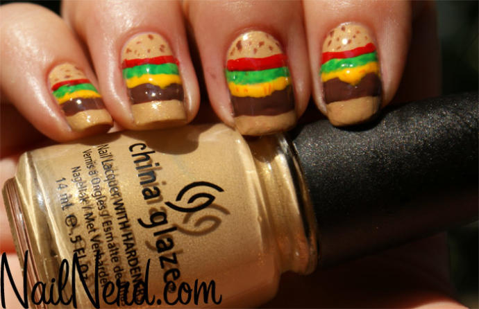 Nails inspired by Food