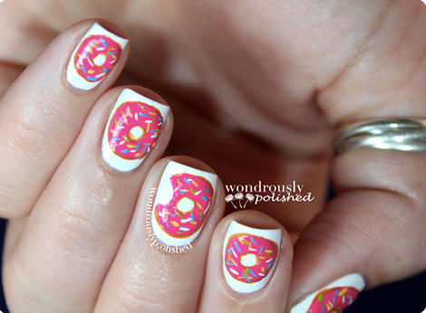 Nails inspired by Food