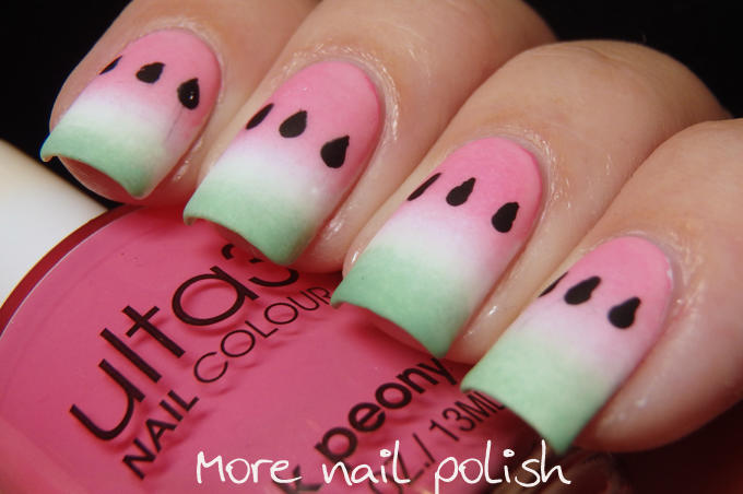 Nails inspired by Food