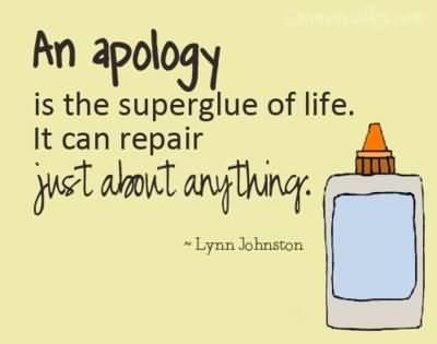 Four Stages Of A Full Apology