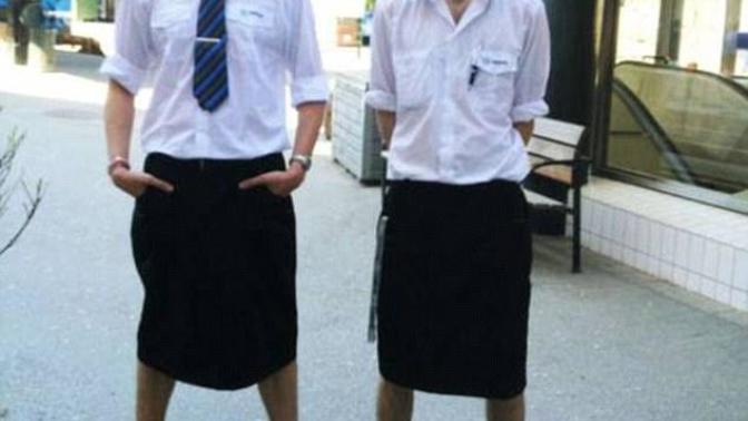 Men Wear Skirts in Protest (And It Works... Sort Of)