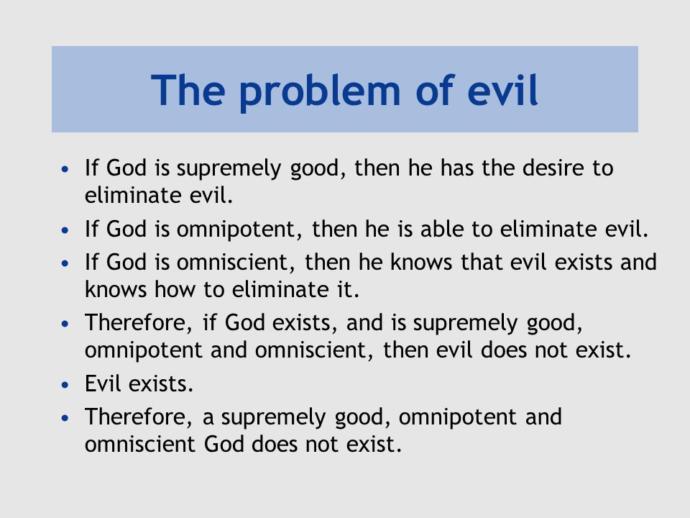 A Theist's Unorthodox View on The Problem Of Evil