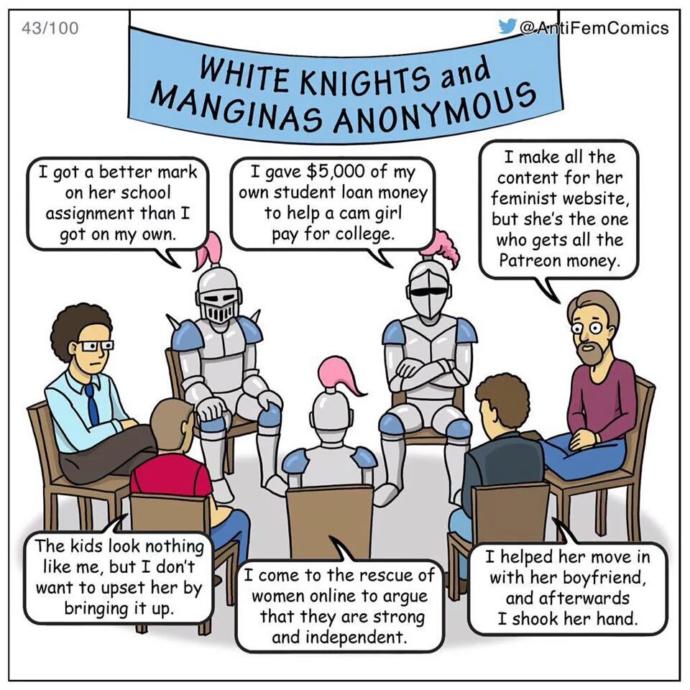 The Irony of the 'White Knights' Tag