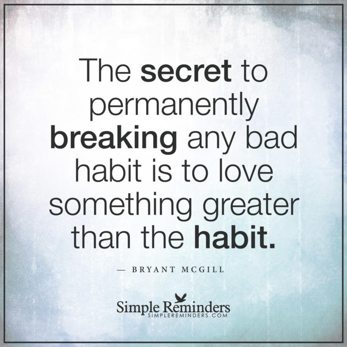 How to Break a Habit Using the Threshold Method