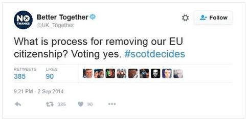 3 years Since the Scottish Independence Referendum: Time to Decide Whether or Not Voting to Remain in the UK Was a Mistake!