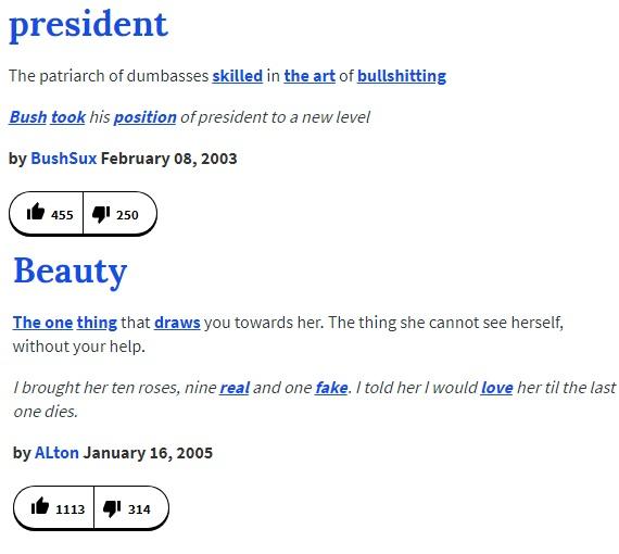 Funniest Definitions of the Urban Dictionary