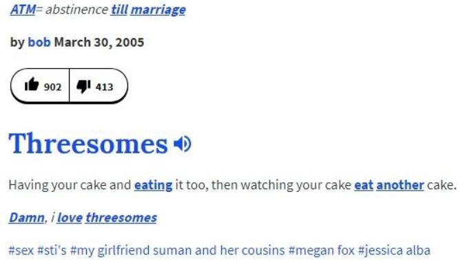 Funniest Definitions of the Urban Dictionary