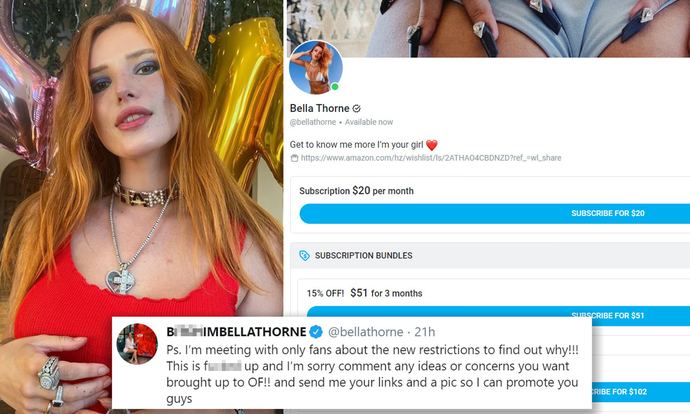 Not really; even if I was Bella Thorne, I'd have more respect than Bella Thorne. But that's just my male brain talking.