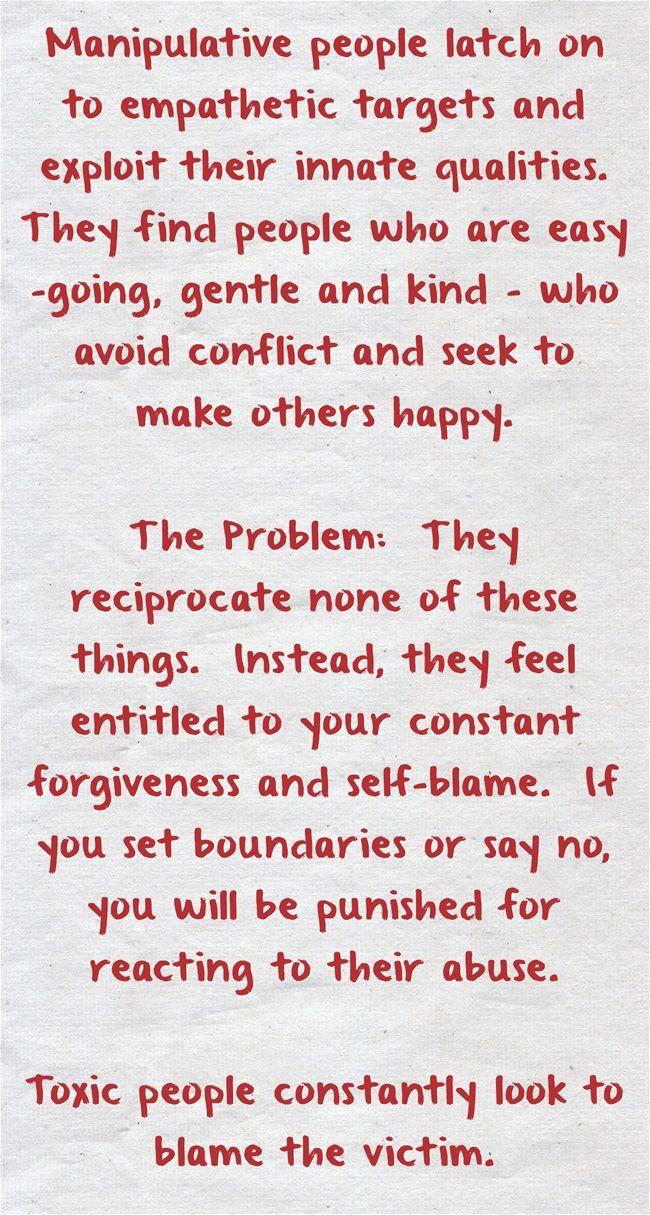 I hate being manipulated and this is the perfect way to respond to a familiar manipulator!!!